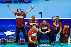 دیدار والیبال تیم‌های ملی ایران و لهستان